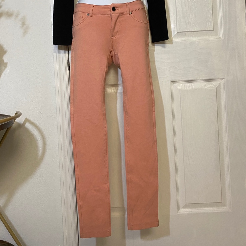 Bebe peach jegging pants Small